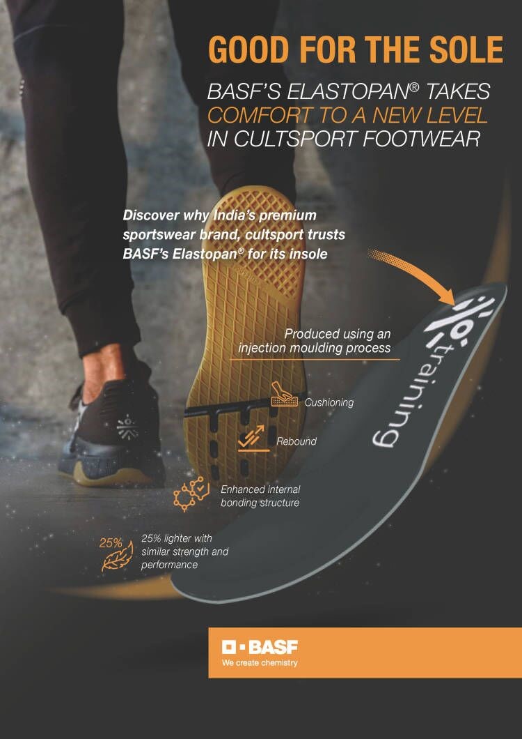 巴斯夫與 cultsport 強強聯（lián）手，以 Elastopan® 打造更舒服的鞋履品牌