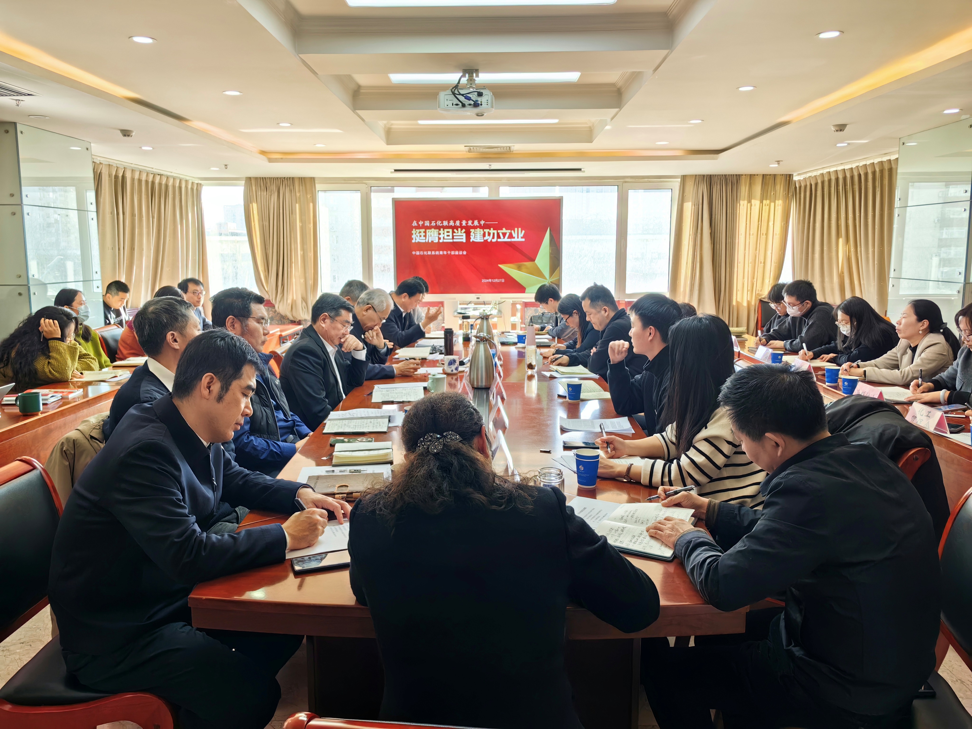 中國石化聯（lián）召開青年工作座（zuò）談會